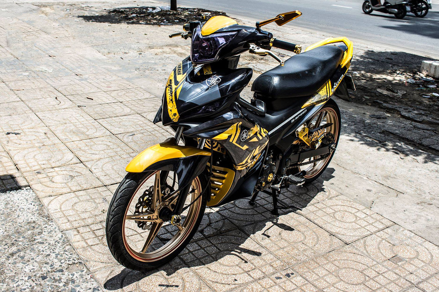 [Tem đẹp xịn] Tem trùm Exciter 135 Yellow Army