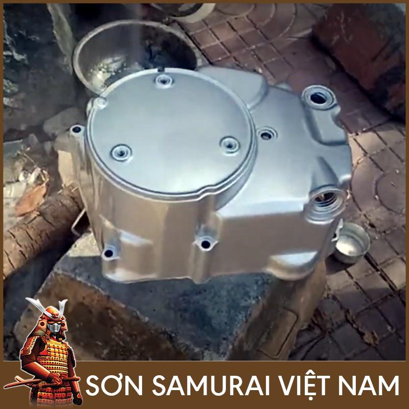 COMBO Sơn Samurai màu bạc pha lê Y155 gồm 4 chai đủ quy trình độ bền cao