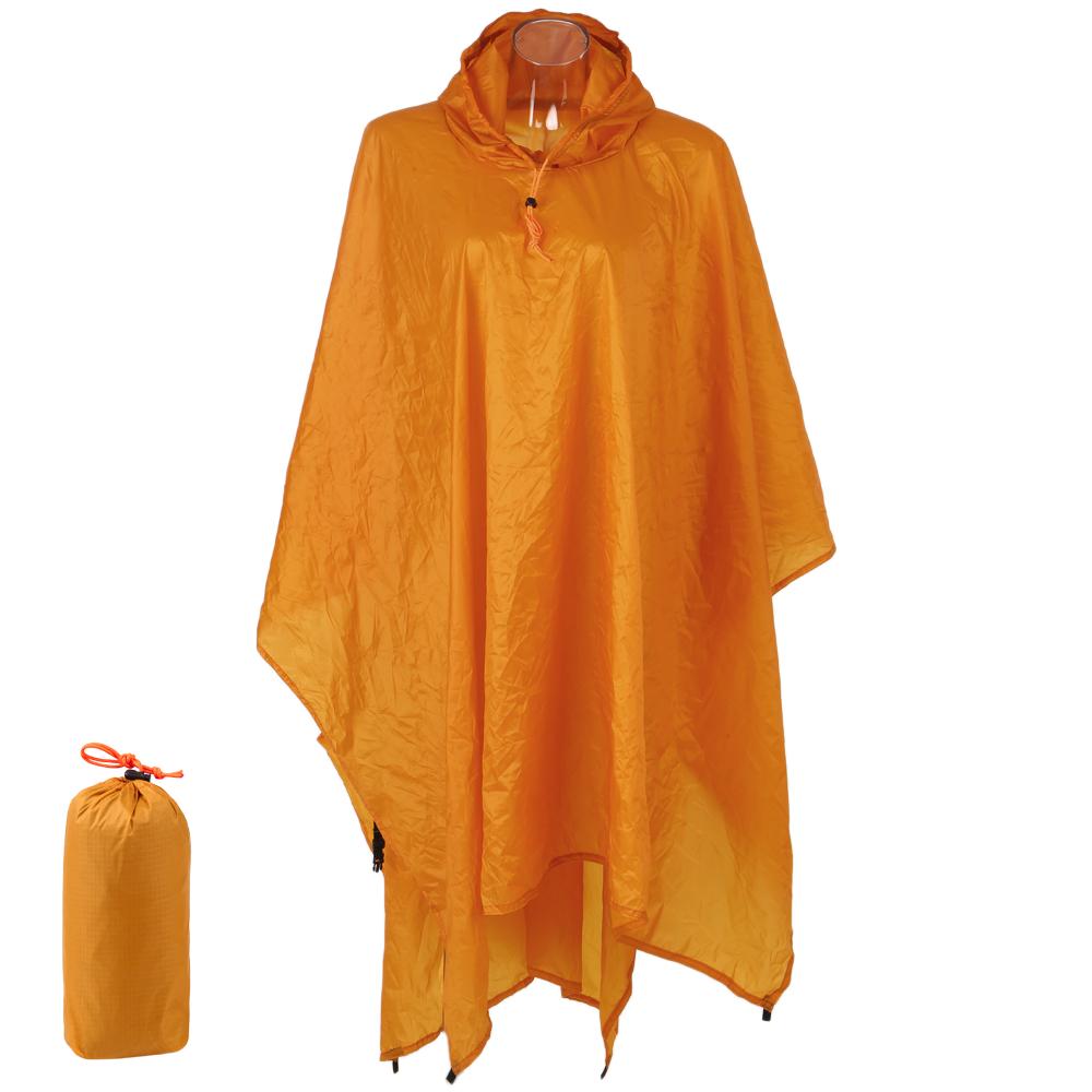 Áo mưa chống thấm nước Poncho có mũ trùm đầu cho Đi xe đạp cắm trại ngoài trời