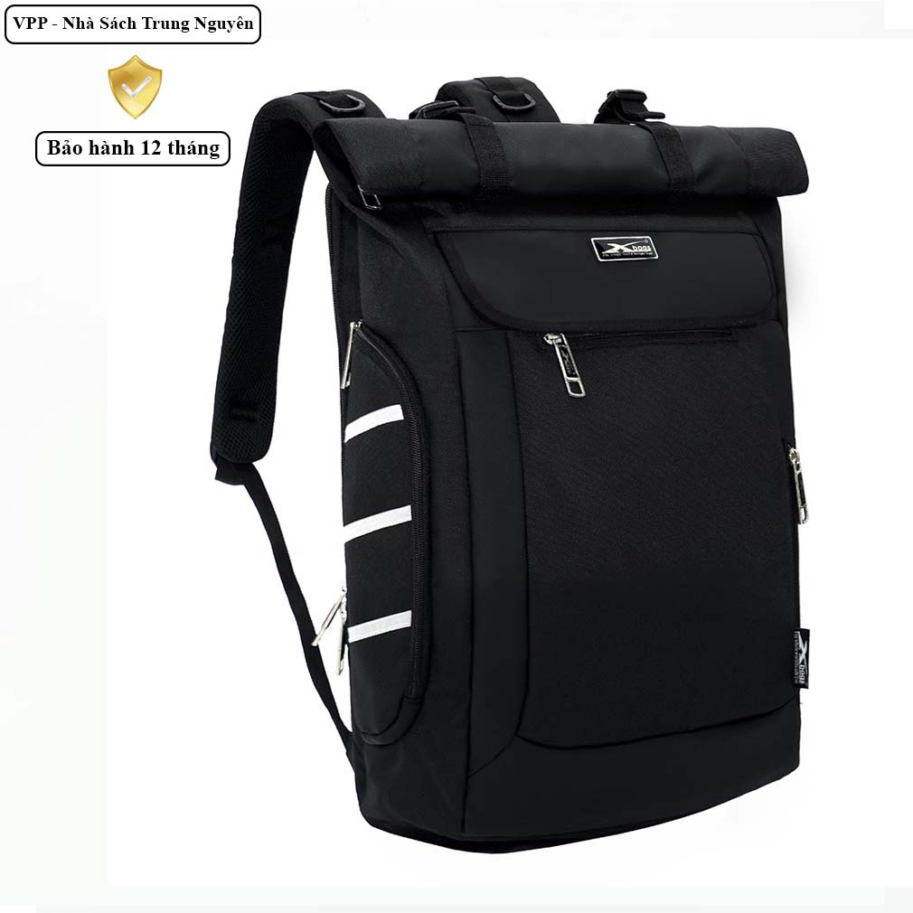 Balo du lịch cao cấp Xbags DarkBear chống nước chống sốc laptop nắp gập đa năng XB1202