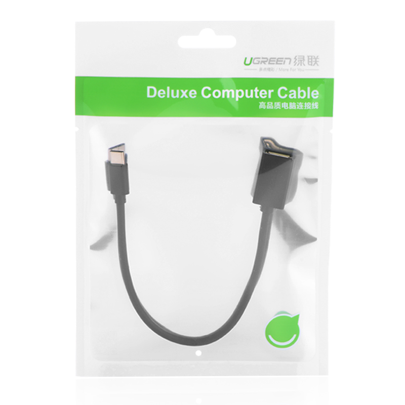 Dây chuyển đổi USB Type-C sang USB 2.0 truyền dữ liệu và sạc mạ vạng dài 15cm - Hàng chính hãng