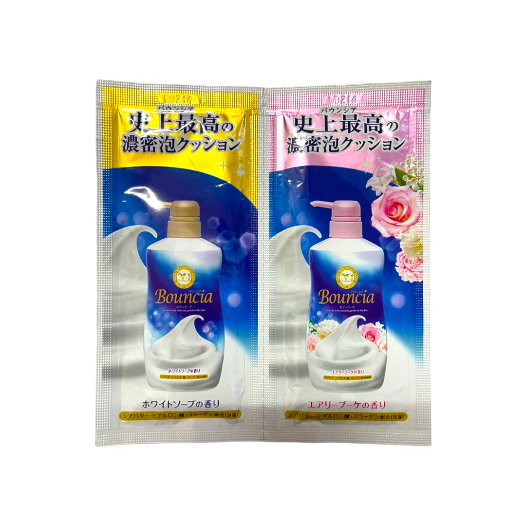 Set Mini - Sữa Tắm Dưỡng Trắng Mịn Da Chiết Xuất Sữa Bò Tươi Cow Milky Body Soap Floral ( 24mL) Random