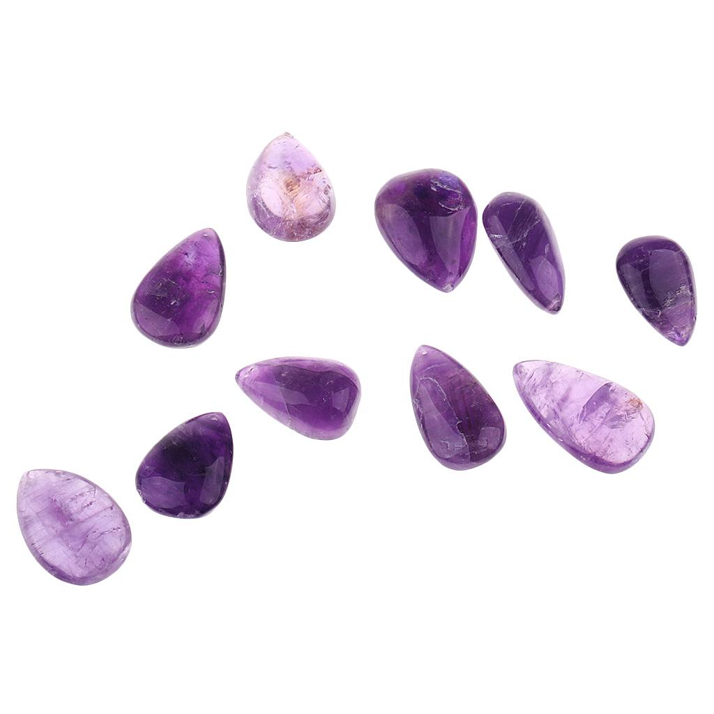 Natural Stone Flat Round Purple Energy Crystal Quartz DIY Pendant Necklace Home Decor Ornaments