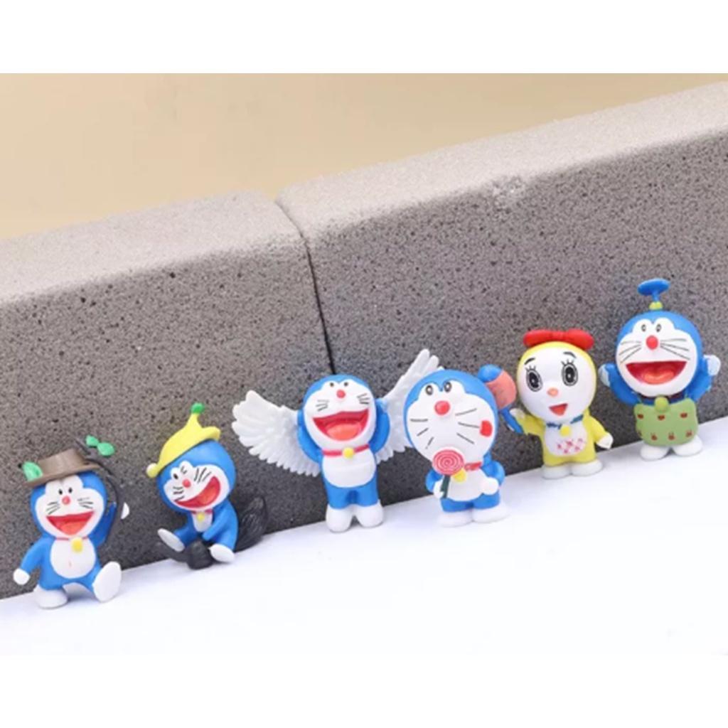 Bộ Mô Hình 1 nhân vật trong bộ 6 nhân vật Doraemon Thiên Thần hoạt hình Doraemon dễ thương