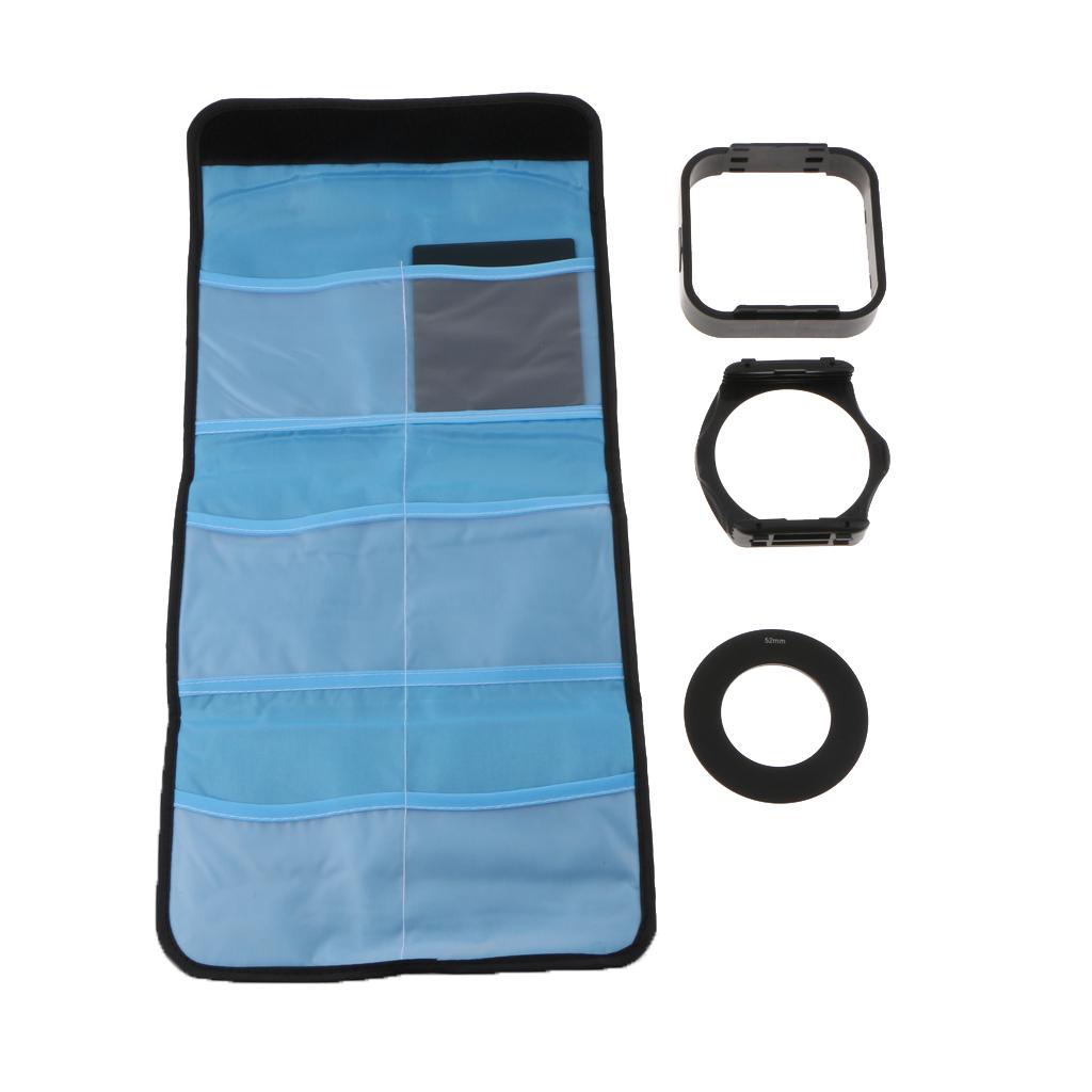 5 in 1 Camera Lens Square Filter Set Bag Hood Adapter Accessory Kit