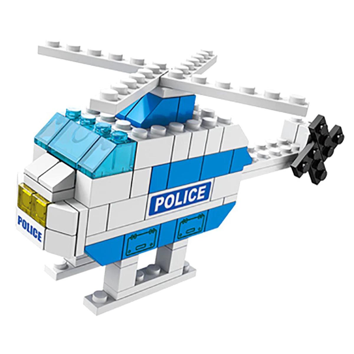 Đồ Chơi Lắp Ráp Xe Cảnh Sát 6 Trong 1 - Police Car - Toys&amp;Joys 8978-4 (1000 Mảnh Ghép)