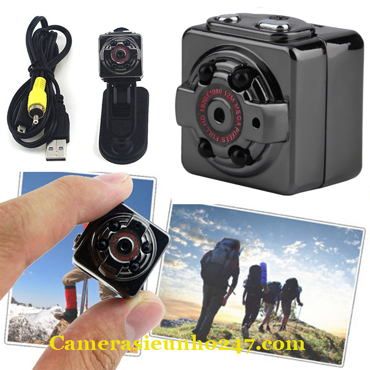 Camera hành trình mini SQ8 cao cấp FULLHD 1920 x 1080 sắc nét hồng ngoại tầm nhìn ban đêm