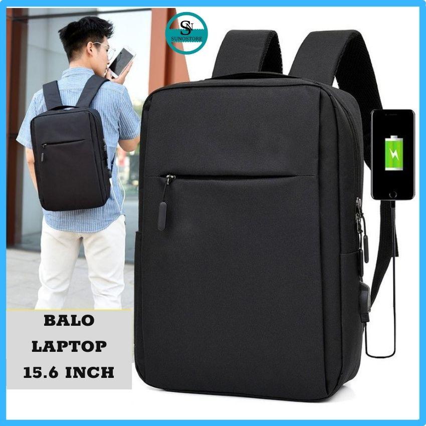 Hình ảnh Balo Thời Trang Nam Đựng Laptop Máy Tính Xách Tay Nhiều Ngăn Có Cổng Sạc Usb Thông Minh BL13 SUNO STORE