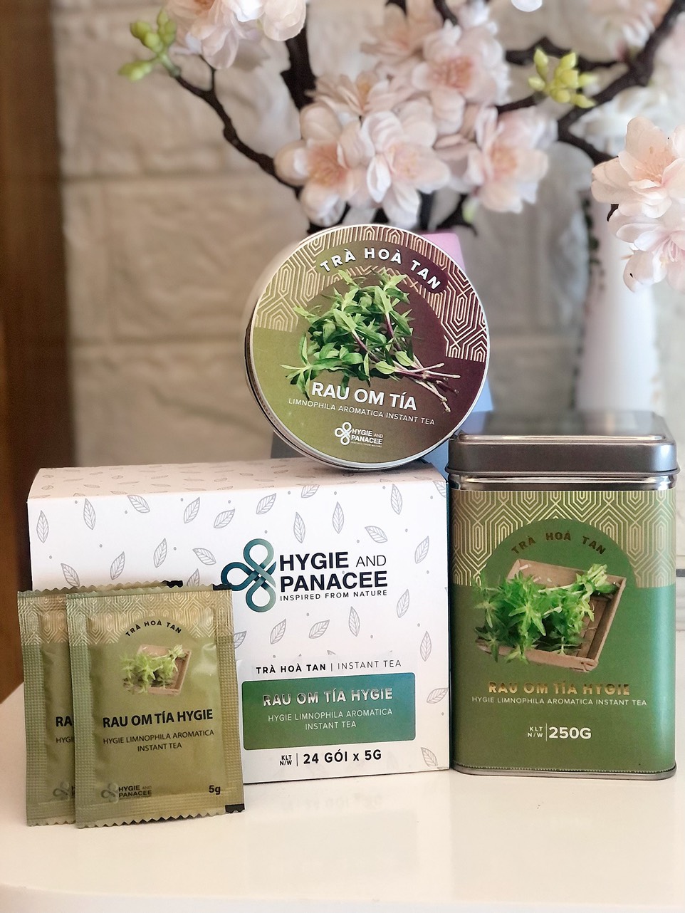 Trà Rau Om Tía Hygie 250g thanh nhiệt, giải độc, detox cơ thể