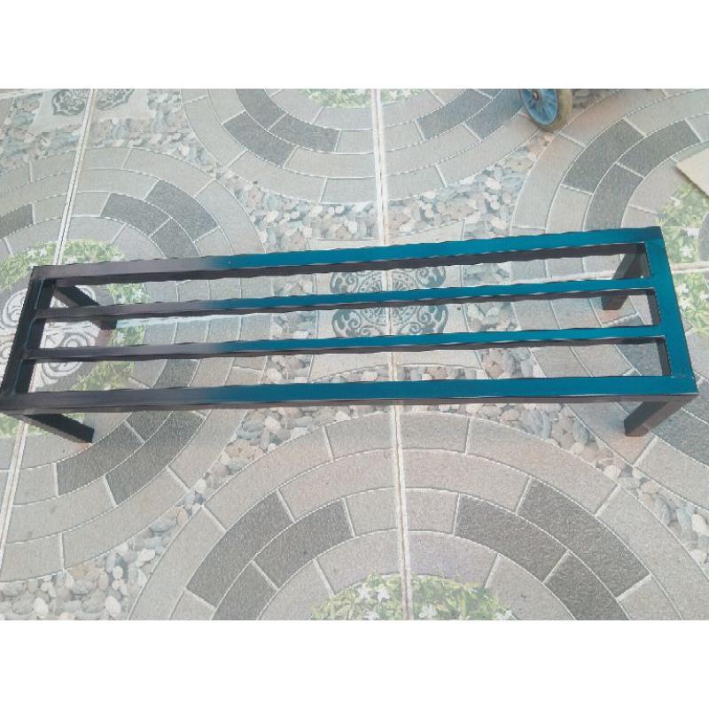 Kệ kê đồ,chậu hoa, cây cảnh, chậu rau Ban công Sân thượng, Rộng:25cm;Dài:70cm. hộp thép 2x2cm