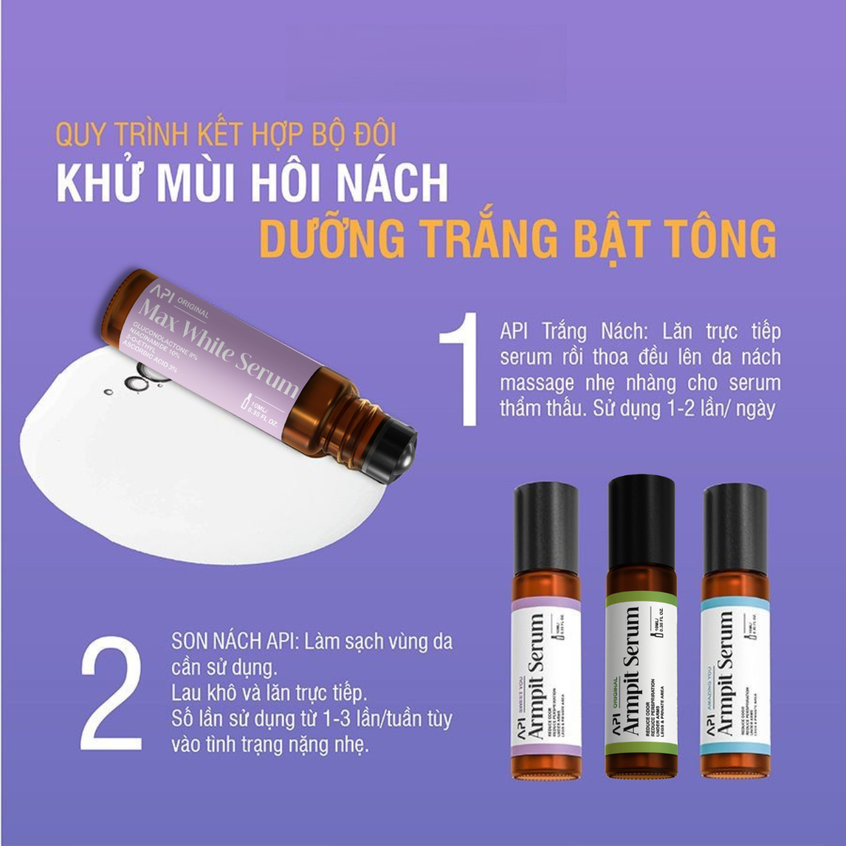 Son Nách Api - Lăn Khử Mùi Hôi Nách Hương Cá Tính Mee Natural Cho Nam Và Nữ 10ml