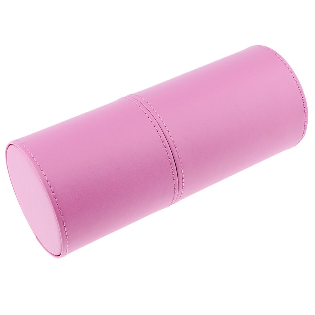 PU Empty Storage Container Lipstick Tweezer Makeup Brush Holder Box