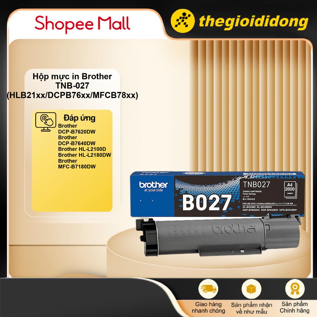 Hộp mực in Brother TNB-027 (dành cho Brother HLB21xx/DCPB76xx/MFCB78xx) - Hàng Chính Hãng