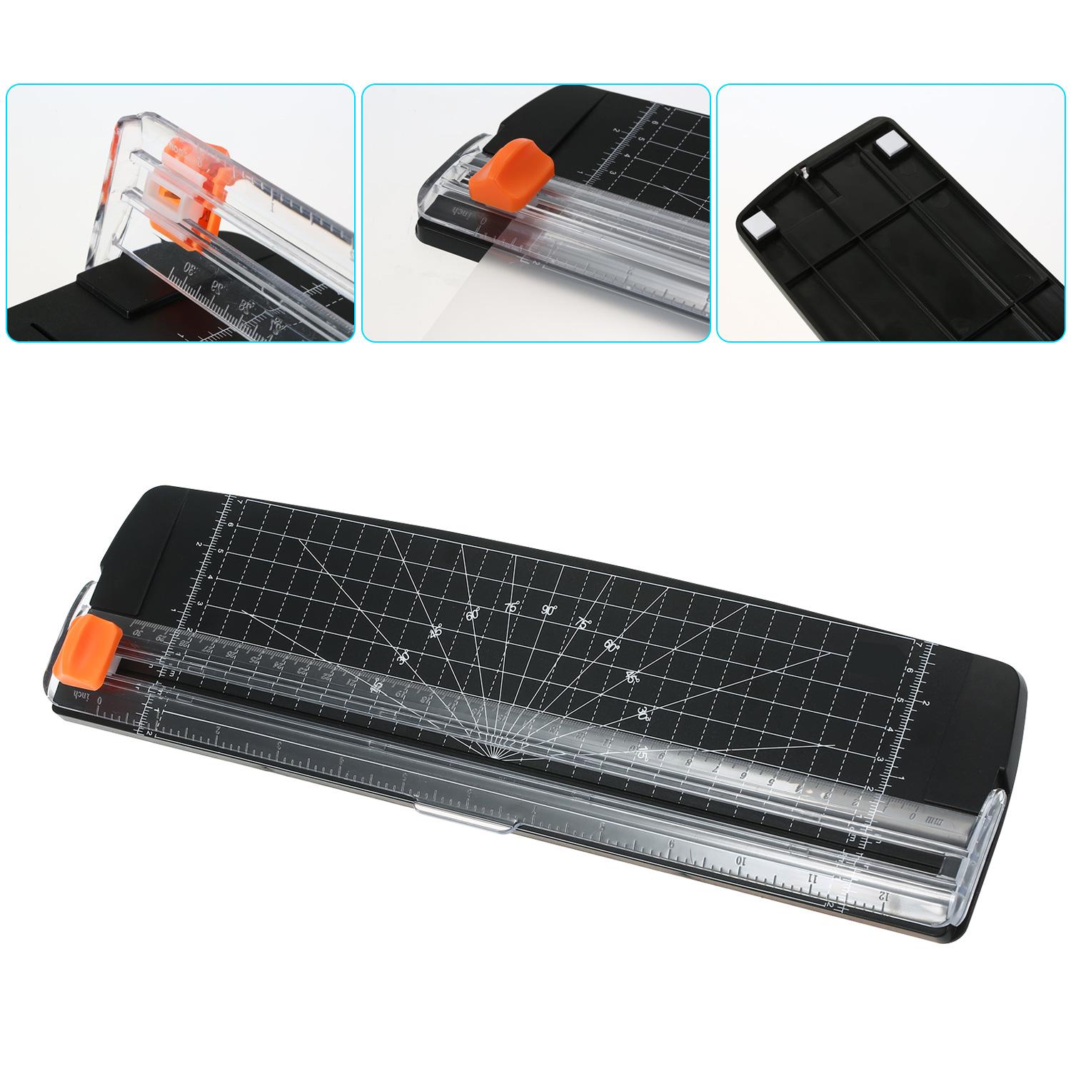 SL299 Laminator Machine Set A4 Size Hot and Cold Laminator 2 Roller System with 20 Laminating Pouches Paper Cutter