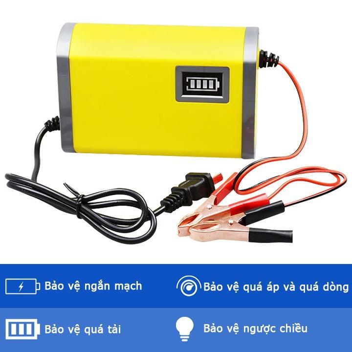 Bộ sạc ắc quy 12v tự ngắt khi đầy 12V 20ah - 80ah sạc ắc quy ô tô xe máy