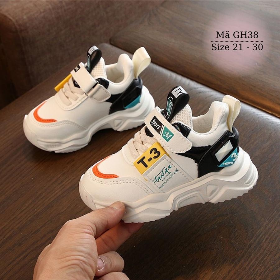 Giày cho bé trai bé gái 1 - 5 tuổi thể thao khỏe khoắn và năng động phong cách Hàn Quốc GH38