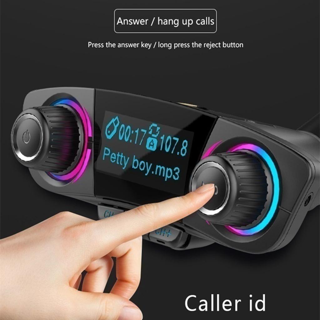 1.3" Car LED Display Bluetooth FM Aux Modulator MP3 .1A