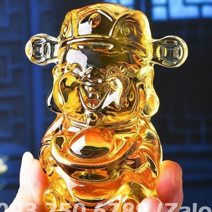 Con cóc (thiềm thừ) 6.5cm bằng pha lê, phong thủy thu hút tài lộc &amp; may mắn