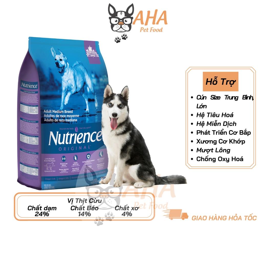 Thức Ăn Cho Chó Husky Nutrience Original Bao 5kg - Thức Ăn Cho Chó, Vị Thịt Cừu, Rau Củ, Trái Cây