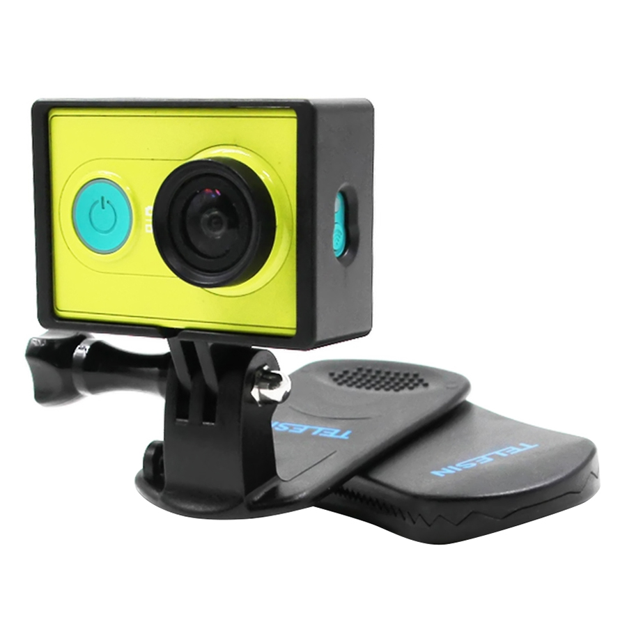 Combo Kẹp Dây Balo + Mount Chuyển Ren Gắn Cho Xiaomi Yi, HTC Telesin Gắn Cho Camera Gopro 6