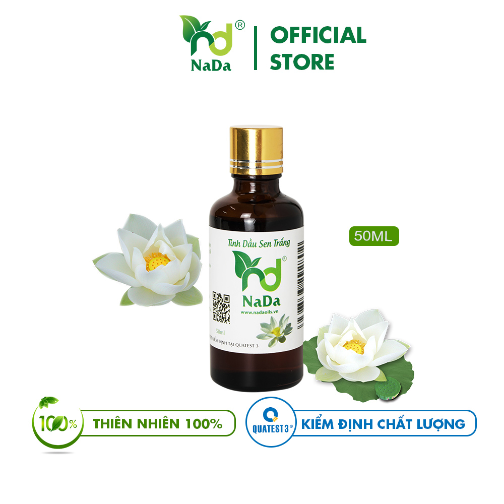 Tinh dầu sen trắng nguyên chất Nada