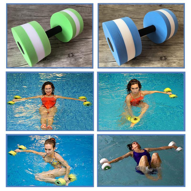 EVA Water Floating Dumbbell Aerobics Men And Women Water Dumbbell Swimming Equipment Water Yoga Fitness Dumbbell