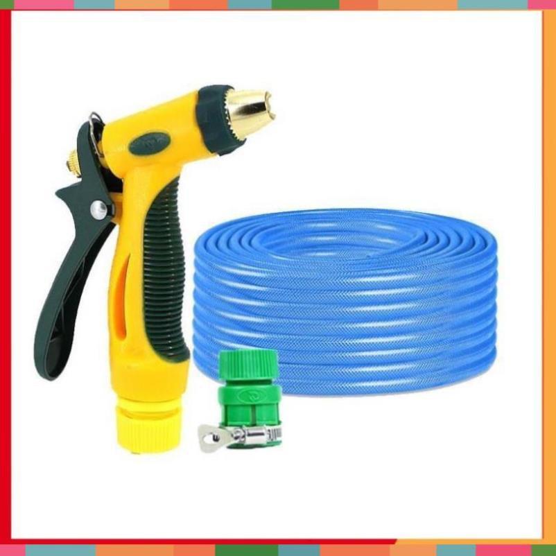 Bộ dây vòi xịt nước rửa xe,tưới cây tăng áp 3 lần 20M 206317