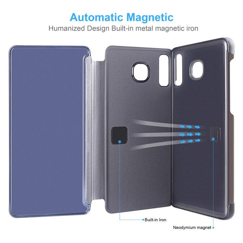 Bao Da Tráng Gương Thời Trang Cho Samsung Galaxy Note 10 9 8 S10 S9 S8 S10E Plus A7 A8 2018 A10 A20 A30 A50 A70
