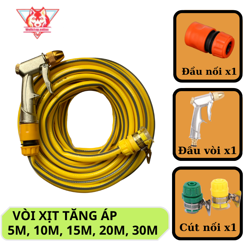 Vòi xịt rửa thông minh làm sạch mọi thứ bằng nước áp lực cao với nhiều chế độ