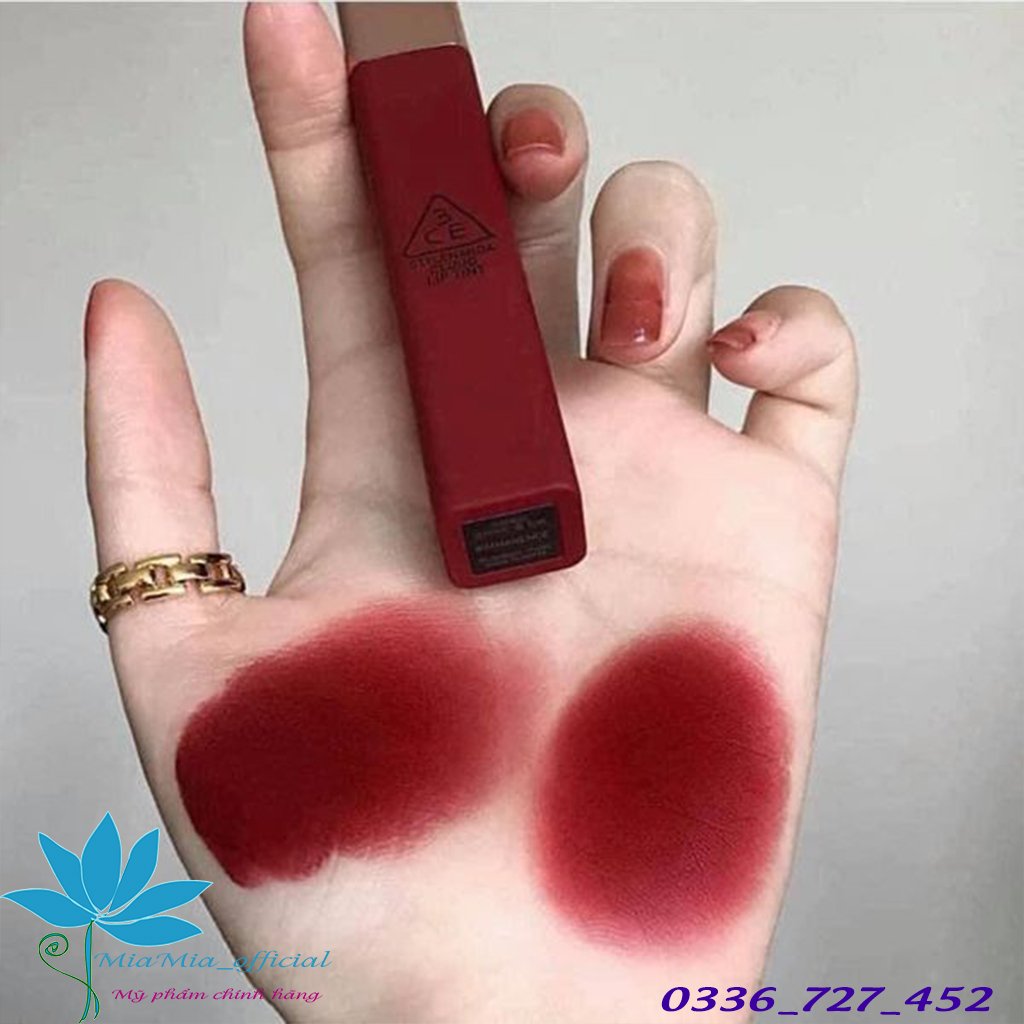Son Kem Lì 3CE Cloud Lip Tint Immanence Màu Đỏ Trầm Rất Sang Và Tôn Da
