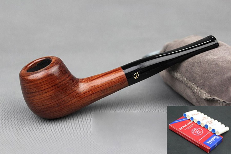 Tẩu thuốc bằng gỗ Rosewood cao cấp D-Brand 450 (màu ngẫu nhiên)