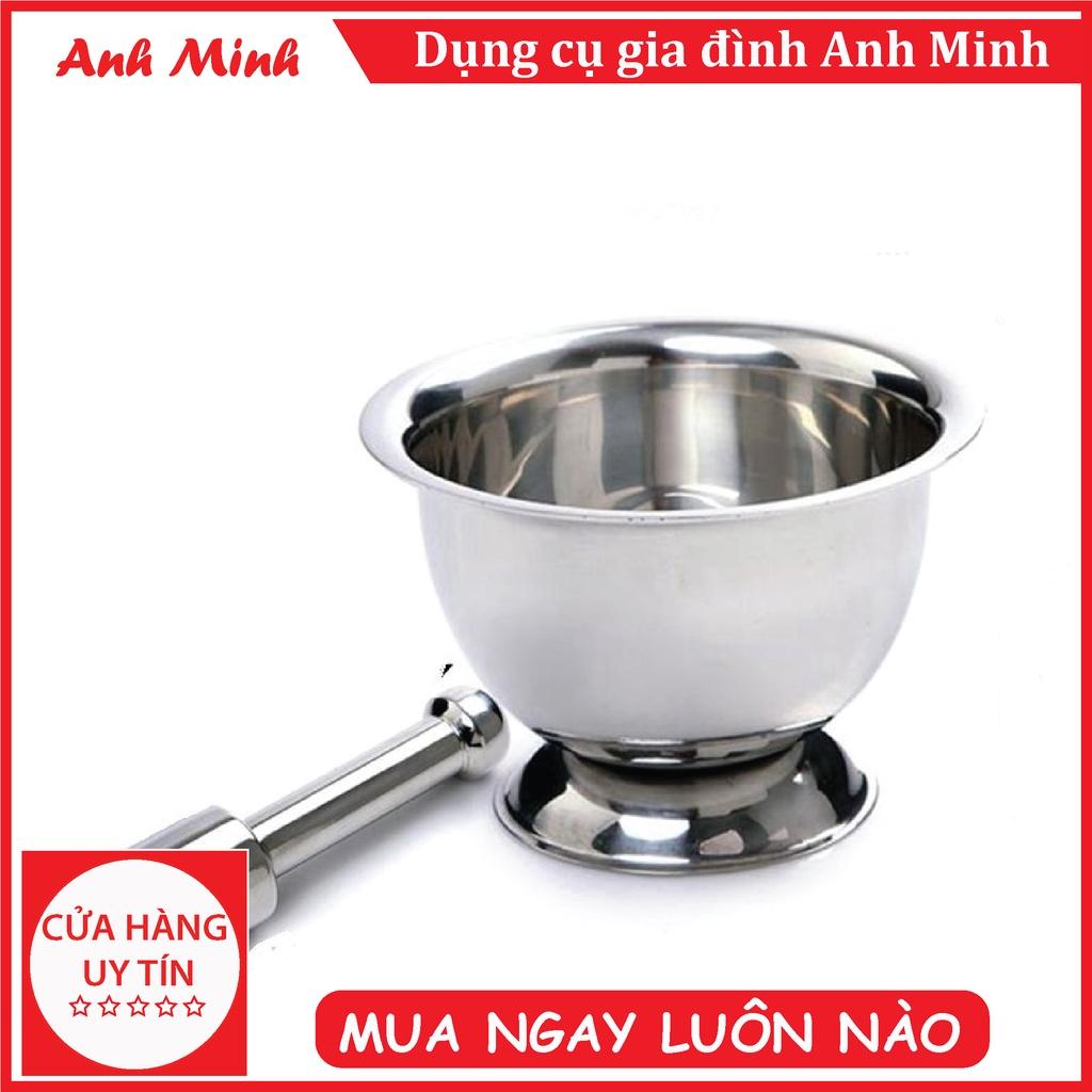 Bộ cối chày Inox không rỉ đủ cỡ an toàn cho người tiêu dùng