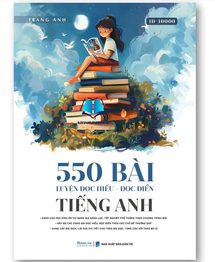 Sách - 550 bài Đọc hiểu - Đọc điền Tiếng Anh