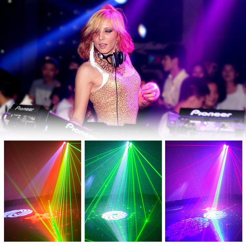 Đèn Led Disco - Đèn Tiệc Giọng Nói Điều Khiển Nhạc Dj - Đèn Chiếu Laser Ánh Sáng 52 Chế Độ Hiệu Ứng RGB - Đèn Cho Gia Đình đám Cưới -Sinh Nhật