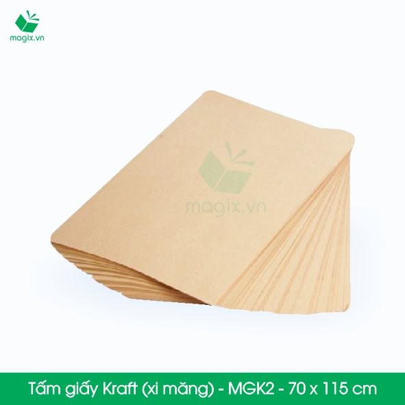 50 tấm giấy Kraft (xi măng) gói hàng - MGK2 - 70 x 115 cm