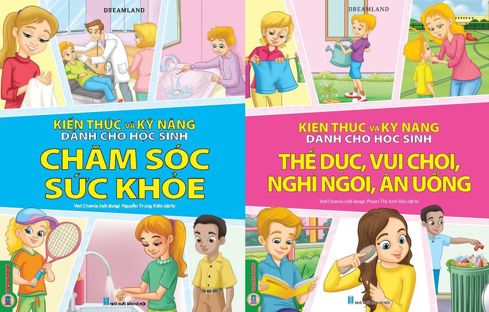 Combo 2 Quyển Kiến Thức Và Kỹ Năng Dành Cho Học Sinh: Chăm Sóc Sức Khoẻ + Thể Dục, Vui Chơi, Nghỉ Ngơi, Ăn Uống