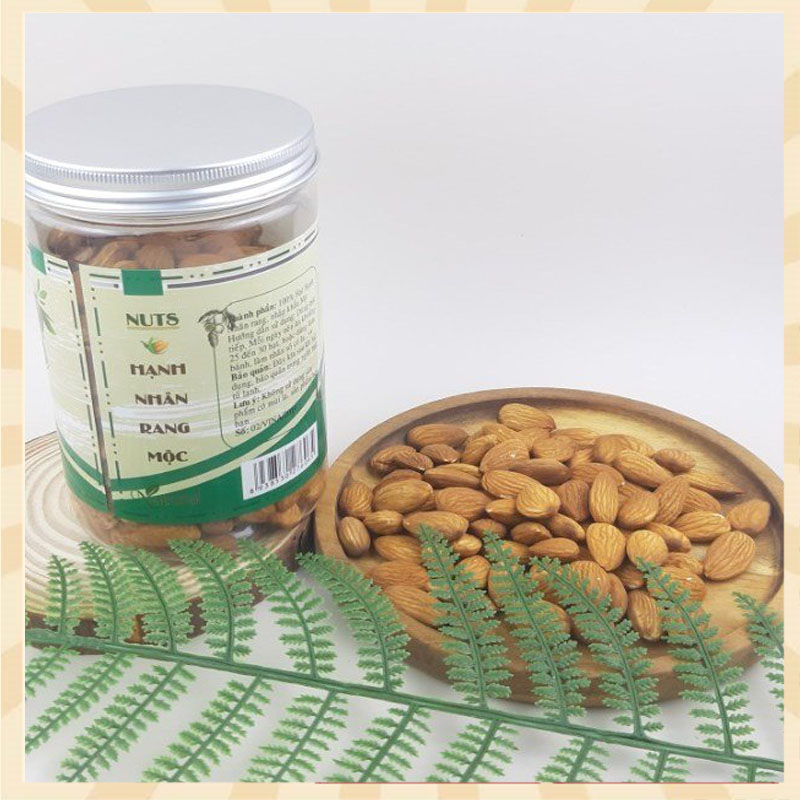 Combo 2 hũ  HẠNH NHÂN NGUYÊN VỊ - Rang mộc
