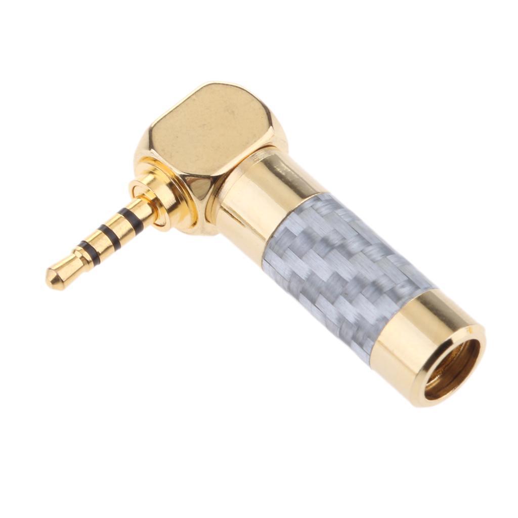 Professional 2.5mm Jack Gold Plated Audio Stereo adapter Converter for Headphone