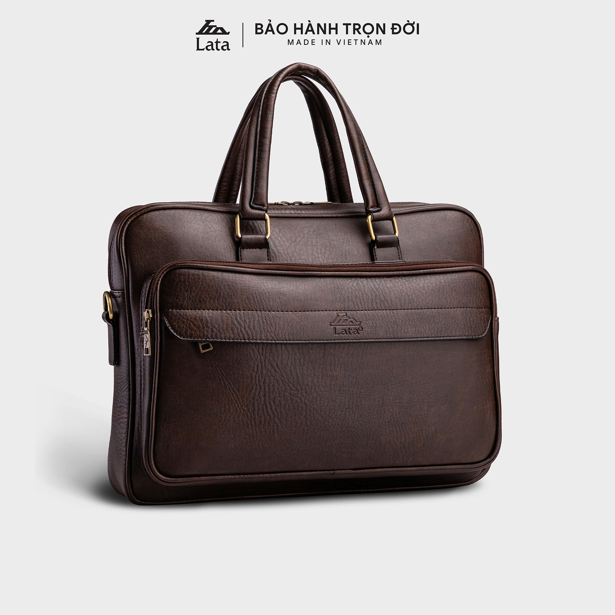 Cặp Công Sở Lata ( Thời trang nam basic - Cặp da CA26 )