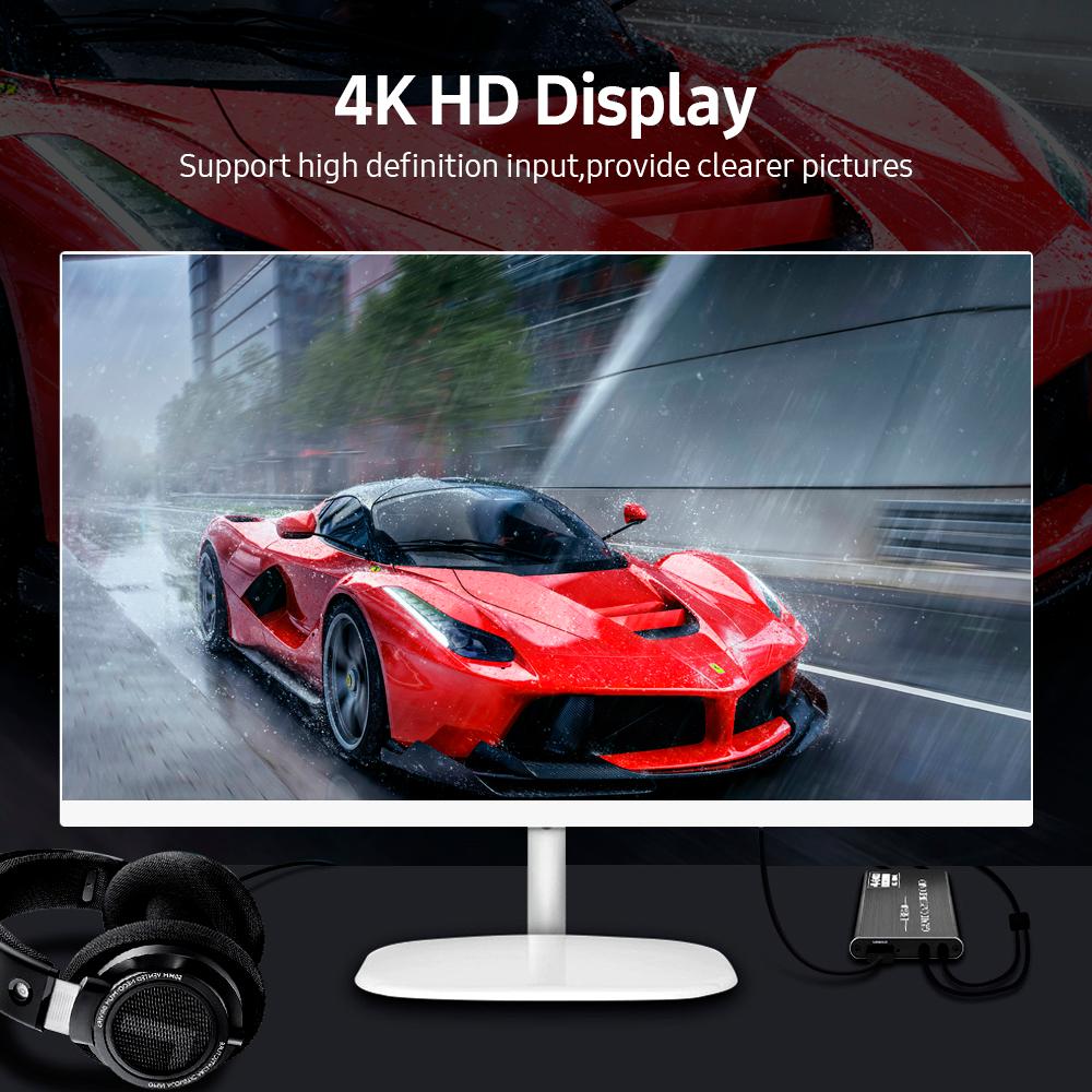 Bộ chuyển đổi ghi âm máy ảnh PS4 NK-S41 HDMI Game Capture Card USB3.0 Capture HDMI 4Kp60