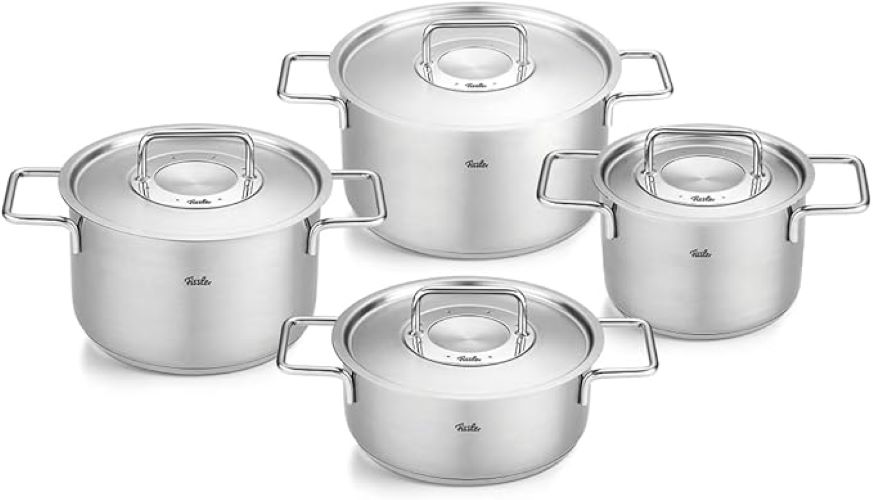 BỘ NỒI FISSLER PURE COLLECTION 4 MÓN NẮP INOX hàng chính hãng
