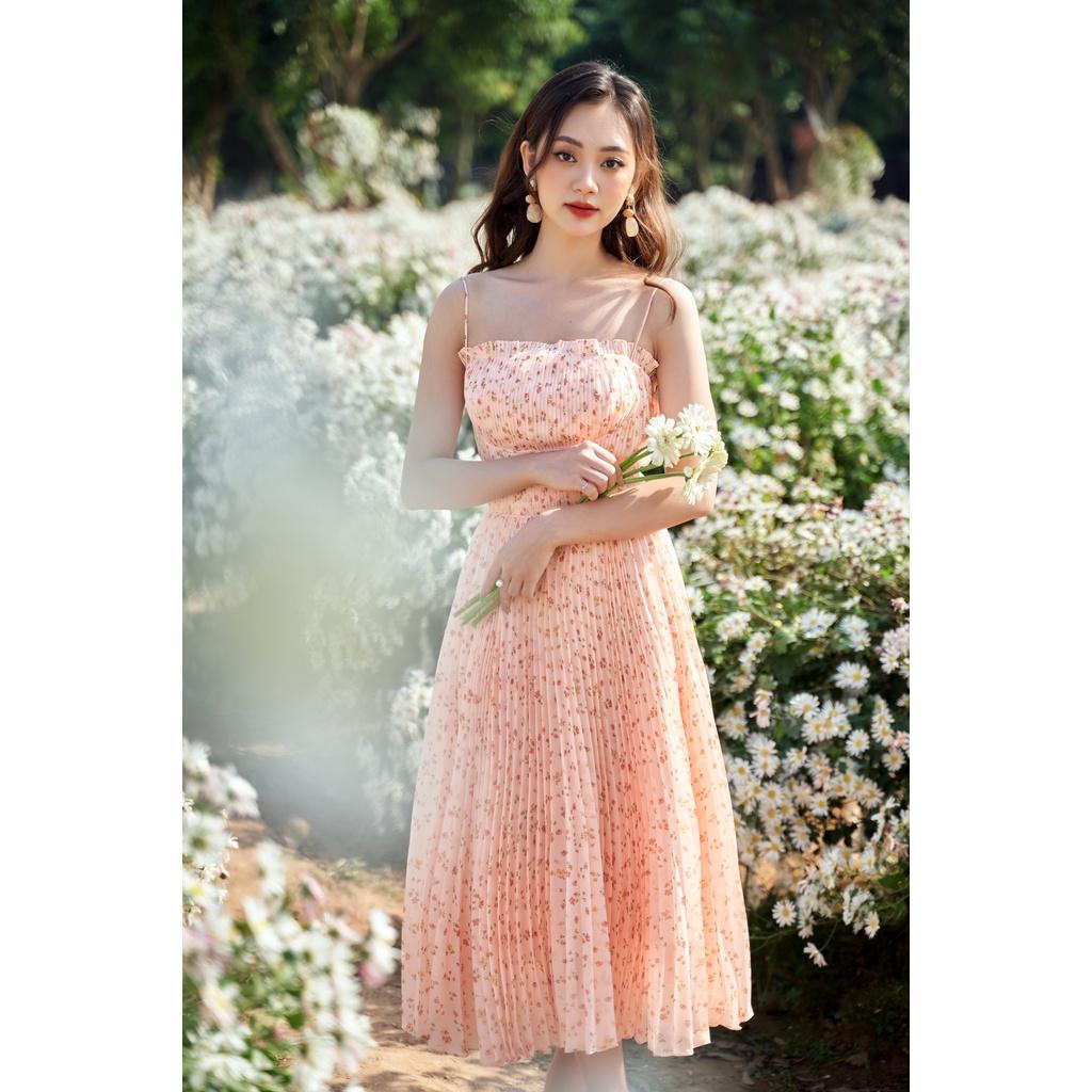 TIELA Đầm váy xếp ly hai dây-Jolie Dress