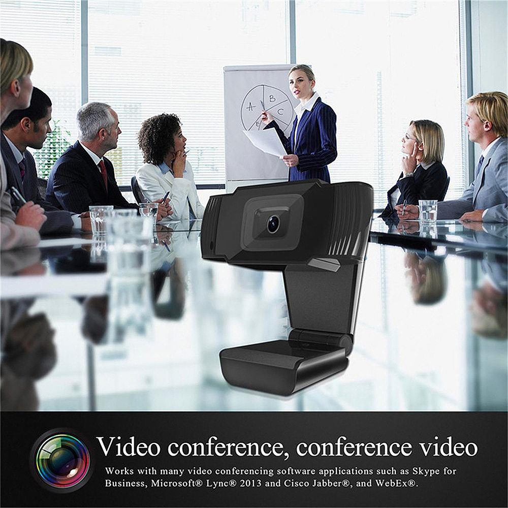 Webcam HD 1080P 30 khung hình / giây tự động lấy nét,giảm tiếng ồn cho máy tính xách tay