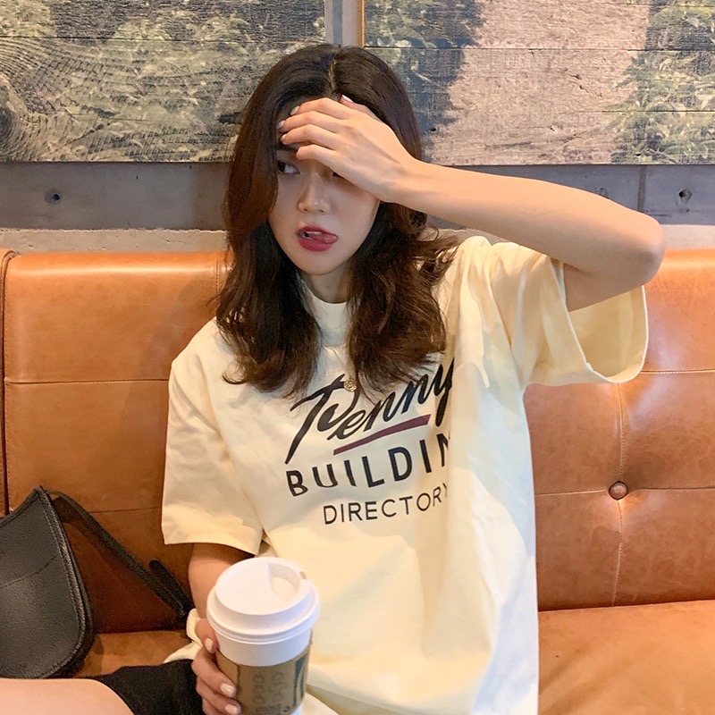 Áo thun tay lỡ form rộng -nam nữ cotton T shirt Penny AT03