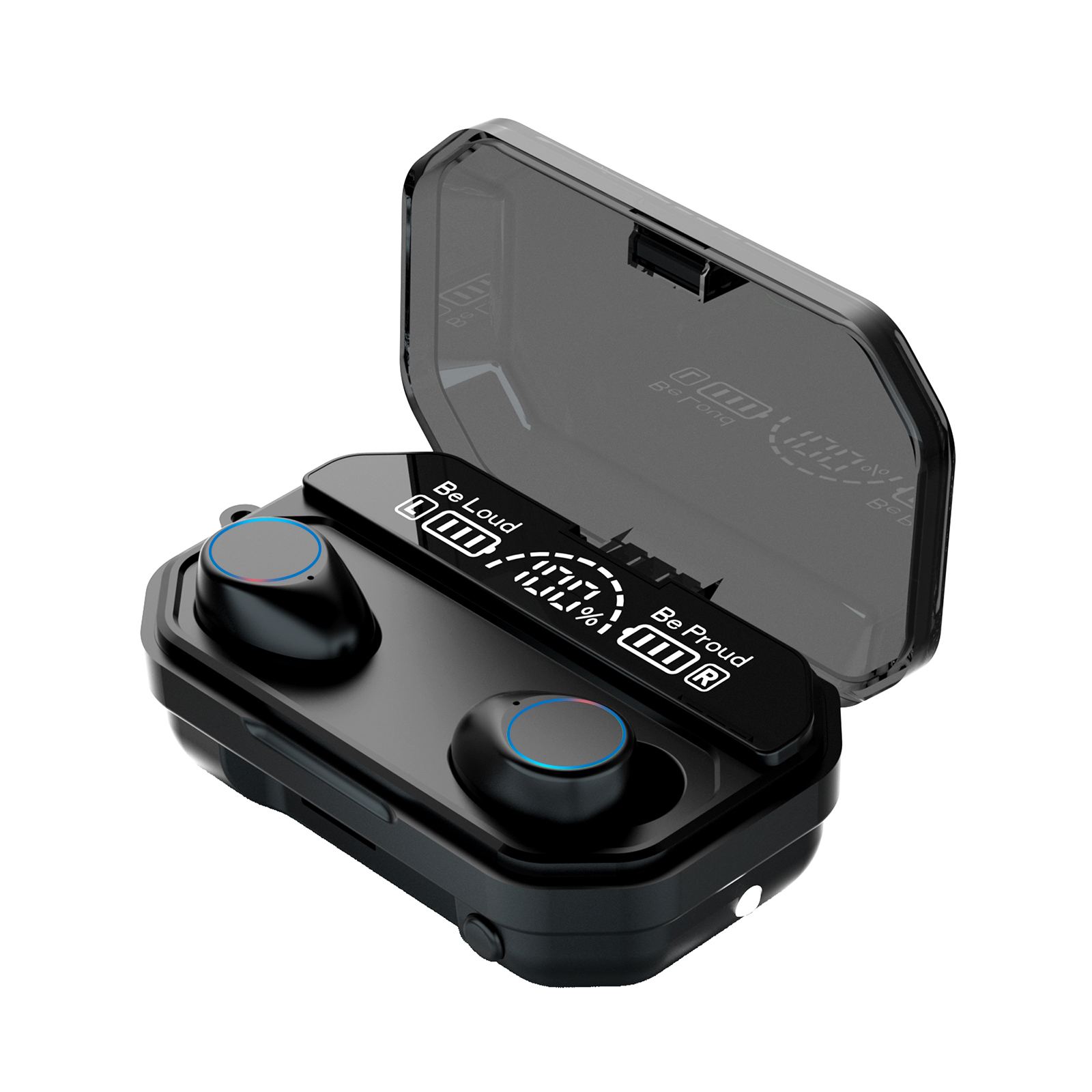 Tai Nghe Không Dây A16 Bluetooth 5.1 TWS Với Micrô CVC8.0 Cảm Ứng Giảm Tiếng Ồn 2000mah