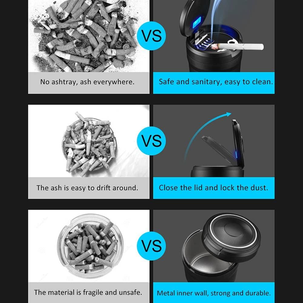 Gạt tàn xe hơi du lịch di động, Gạt tàn xe hơi có thể tháo rời dễ dàng