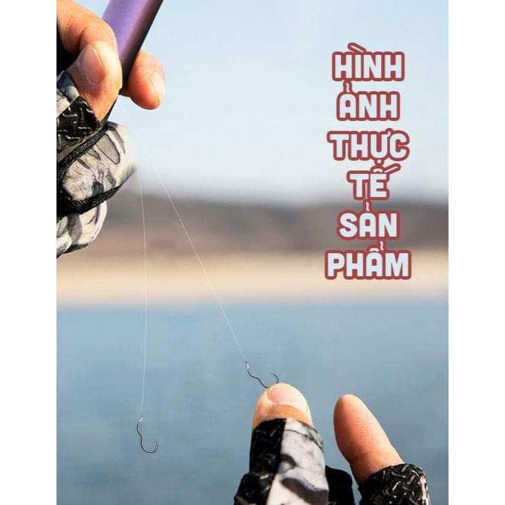 Lưỡi Câu Cá cao cấp Lật Tự Động giúp hiệu quả hơn , chất liệu Titan Manga cứng cáp