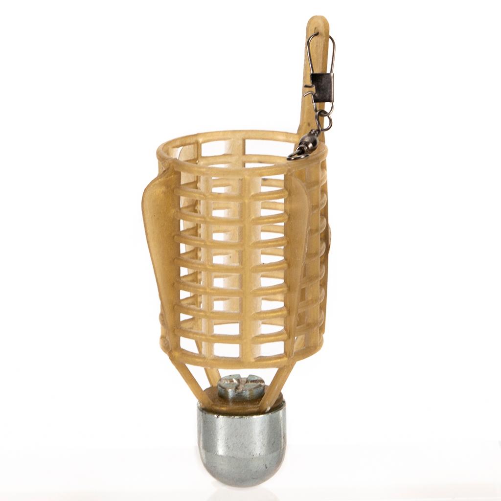 5X ABS Fishing Bait Cage Lure Cage Bait Fishing Basket Feeder Holder 20g