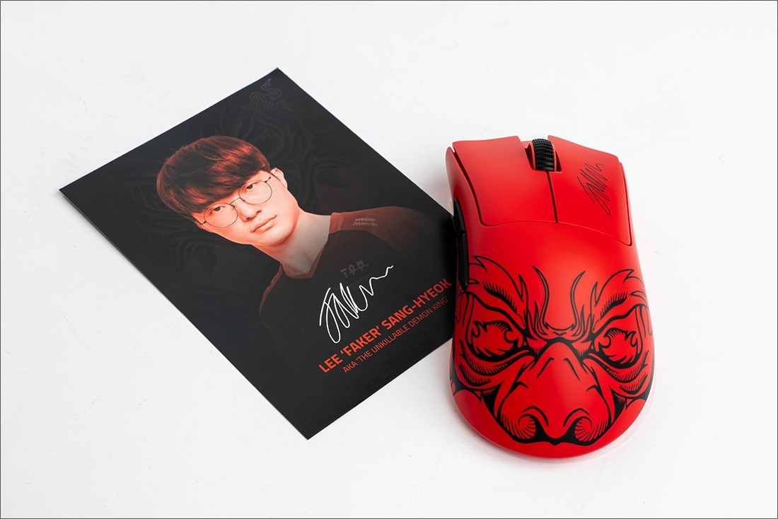 Chuột không dây Razer DeathAdder V3 Pro-Faker Edition_Bảo hành 24 tháng