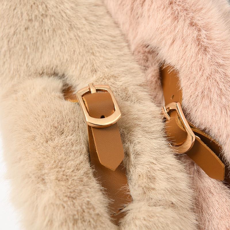 T2 Khăn quàng cổ lông thò kèm dây gài PVN11347